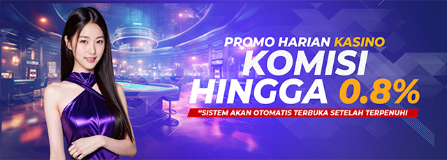 DAILY REBATE 0.8% FOR LIVE CASINO